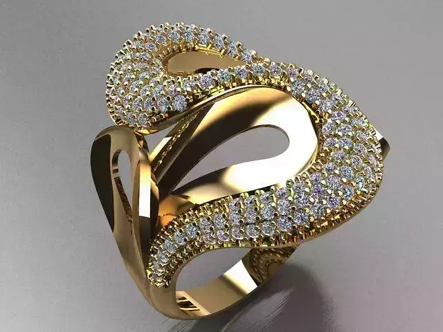 Fancy Ring 3D print model