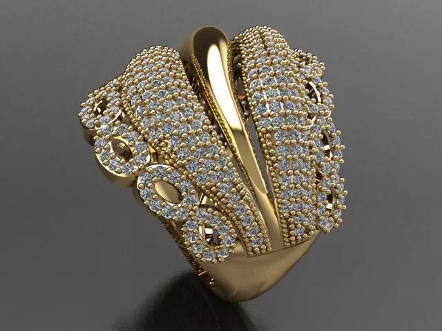 Fancy Ring 3D print model_0