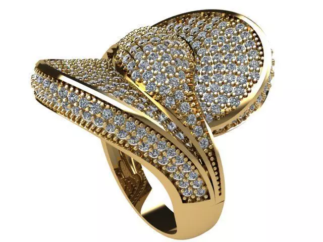 Fancy Ring 3D print model_0