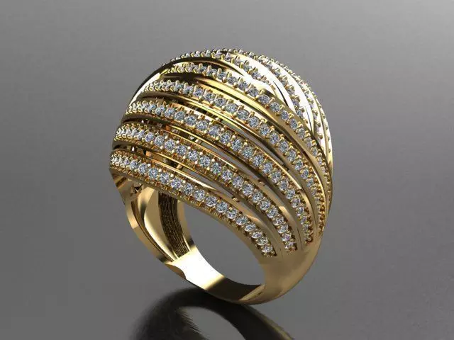 Fancy Ring 3D print model_0