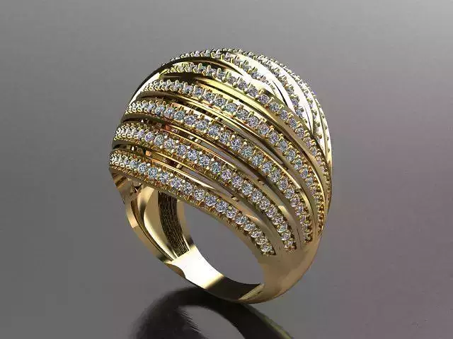 Fancy Ring 3D print model