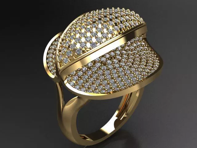 Fancy Ring 3D print model_0