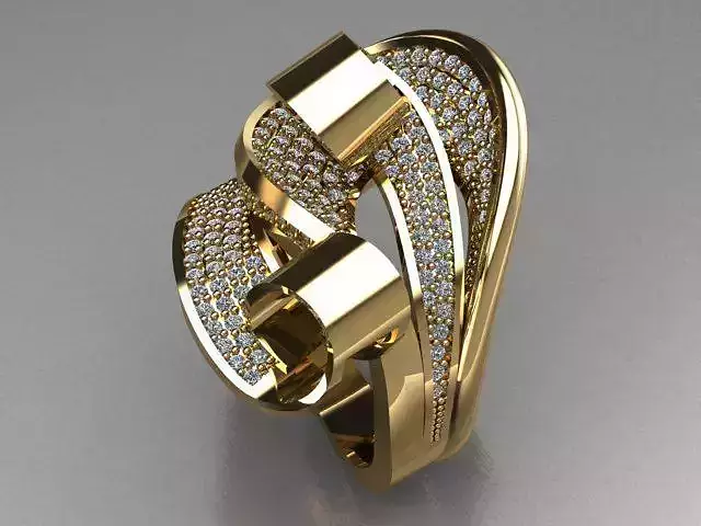 Fancy Ring 3D print model