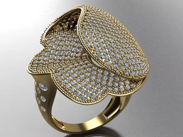 Fancy Ring 3D print model_0