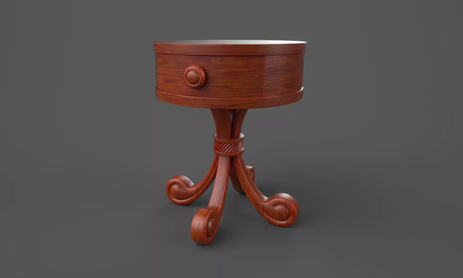 Table Lamp Antique 3D model