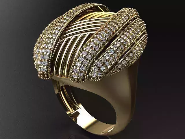 Fancy Ring 3D print model