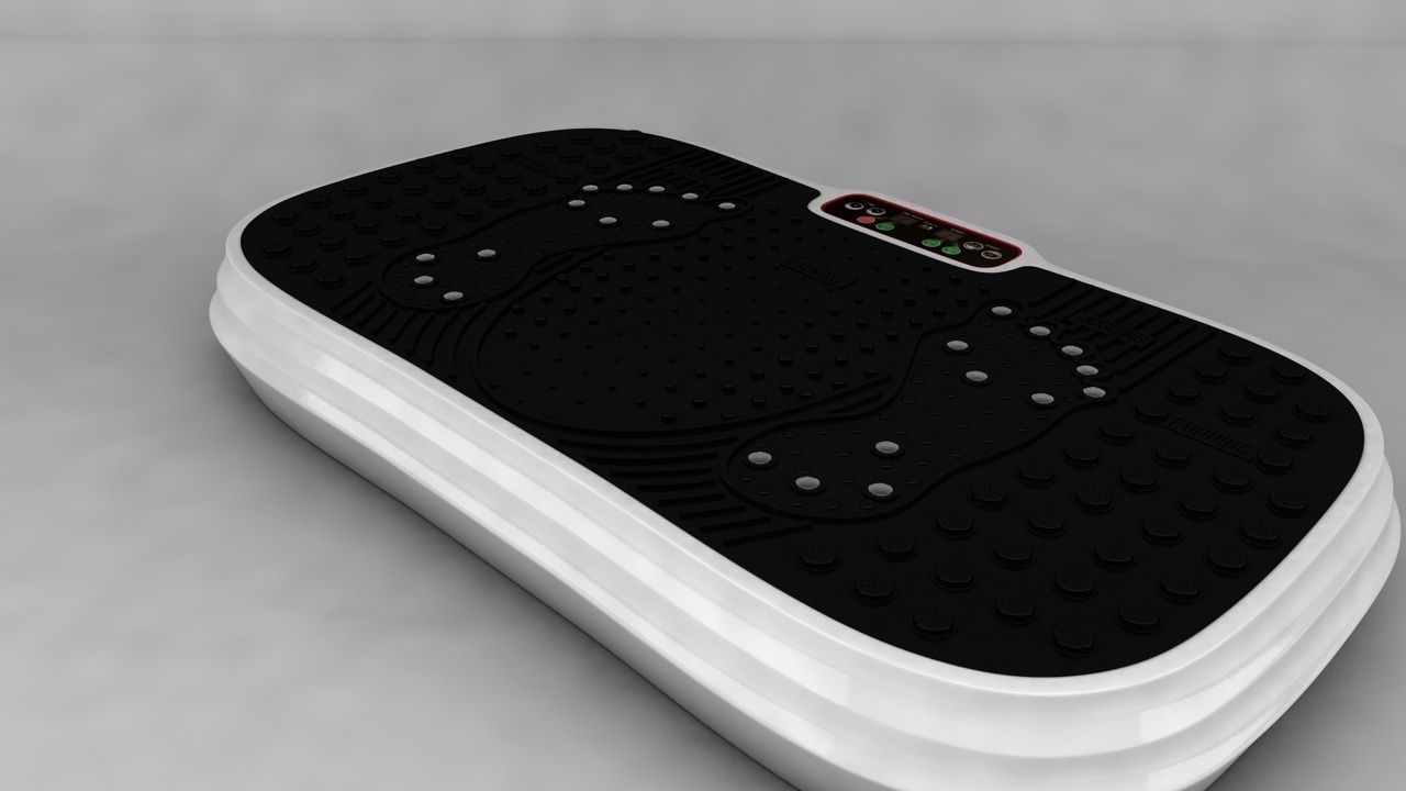 vibration fitness machine 3D model_1