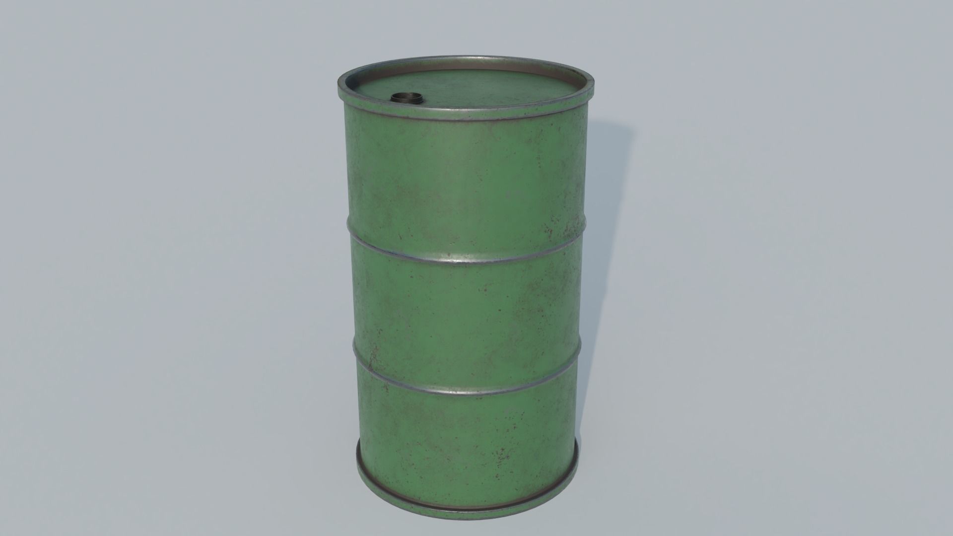 Game Ready Industrial Barrel Pack PBR Low-poly 3D model_2