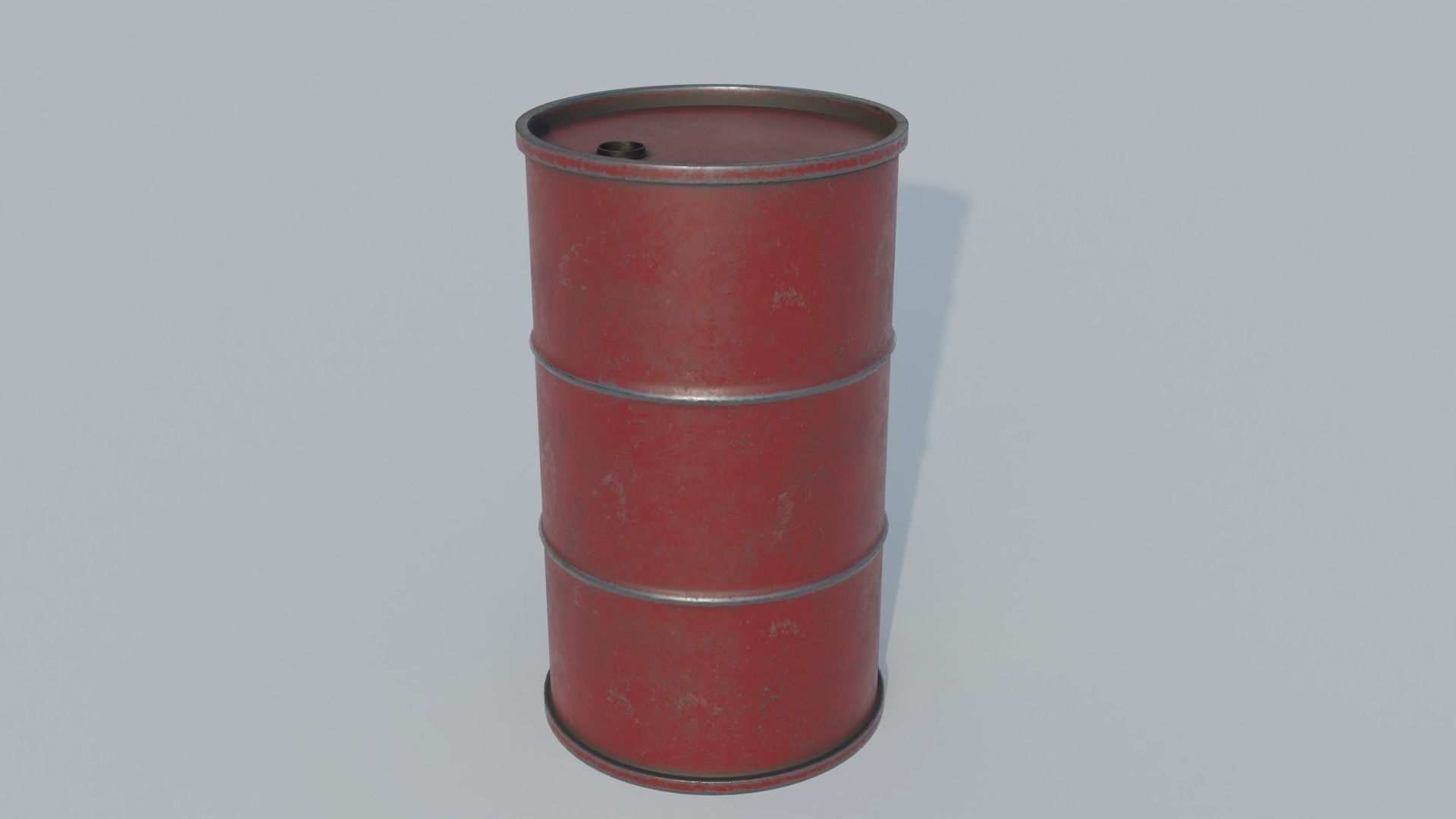 Game Ready Industrial Barrel Pack PBR Low-poly 3D model_3