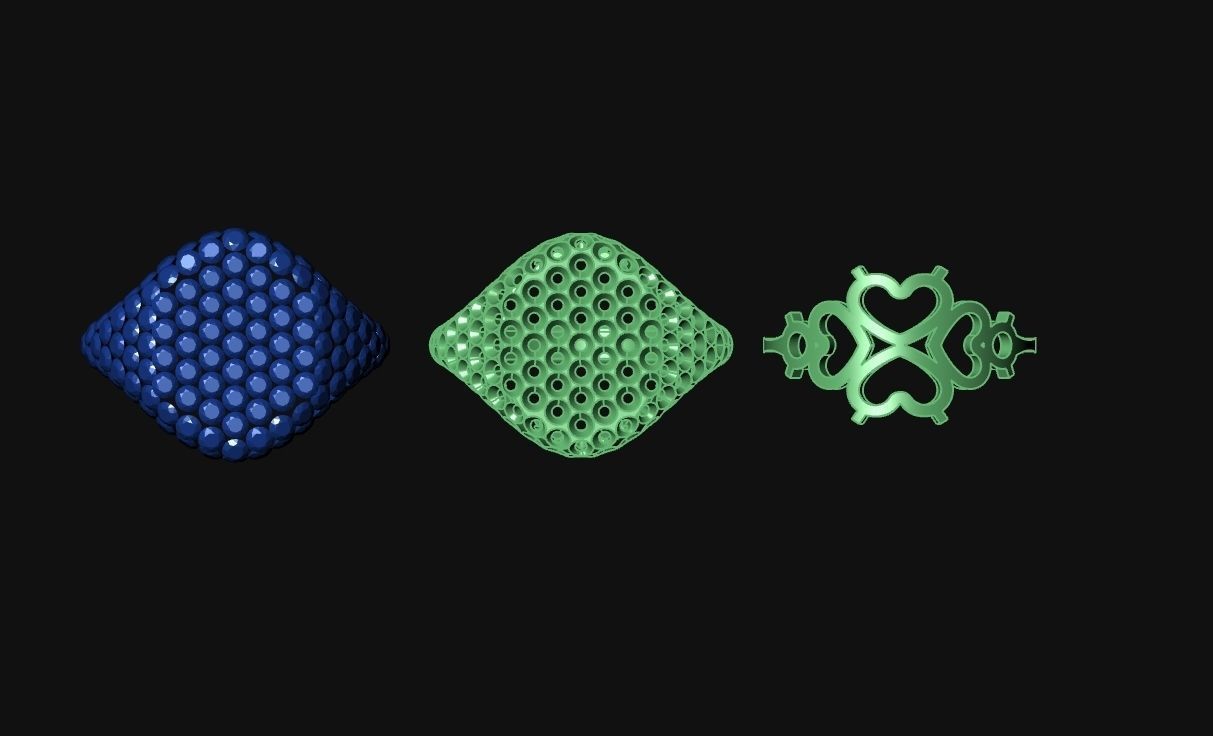  woman ring with diamonds 3D model_1