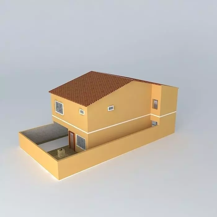 Modified townhouse Free 3D model