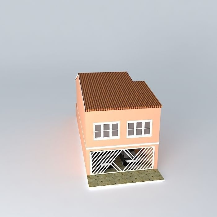 Sobrado middle class Free 3D model_2