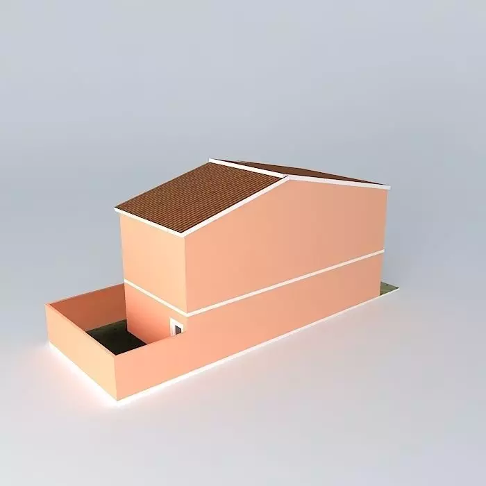 Sobrado middle class Free 3D model_0
