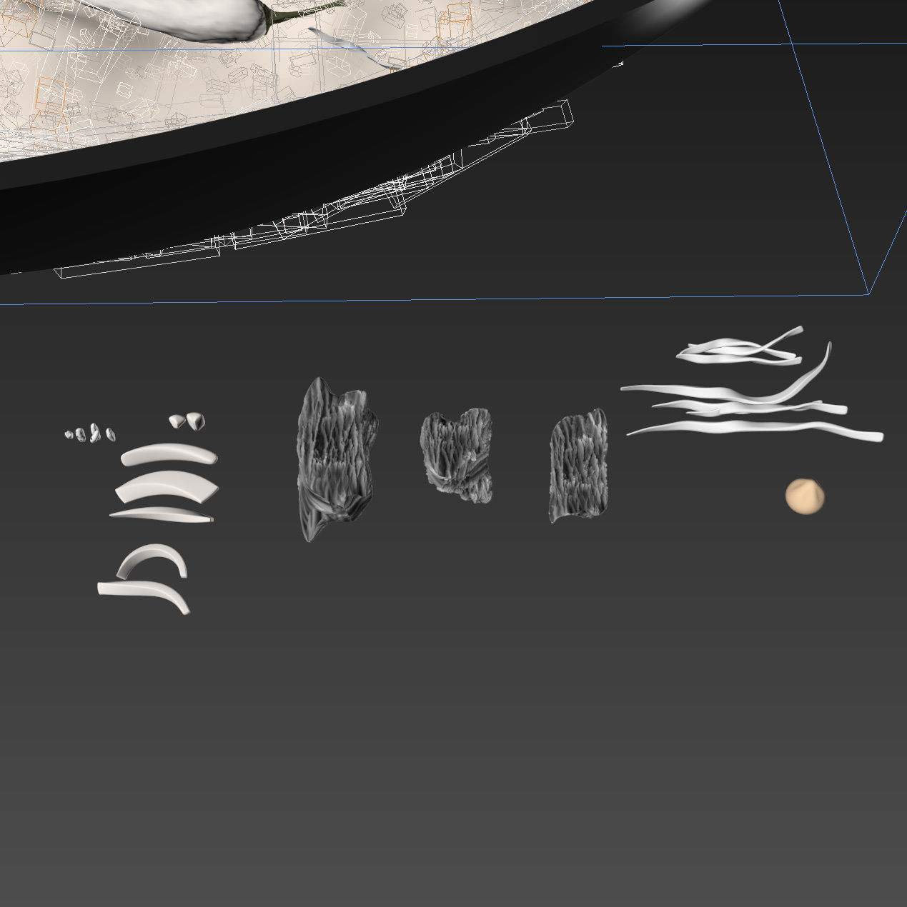 Uzbek pilaf 3D model_10