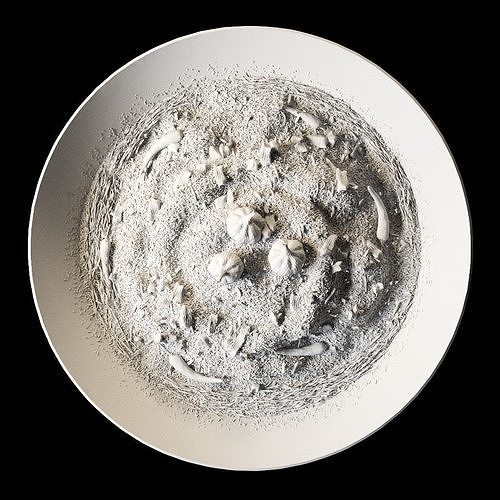 Uzbek pilaf 3D model 6