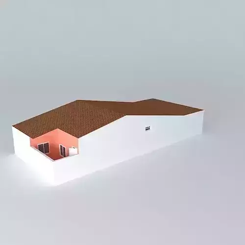 White house with roof