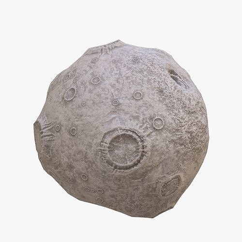 Asteroid stone ball 3D model