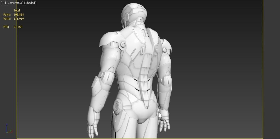 Iron Man Mark 2 3D model_11