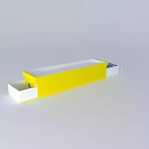 Yellow house with slab