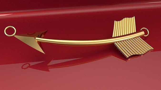 arrow earring 3D print model