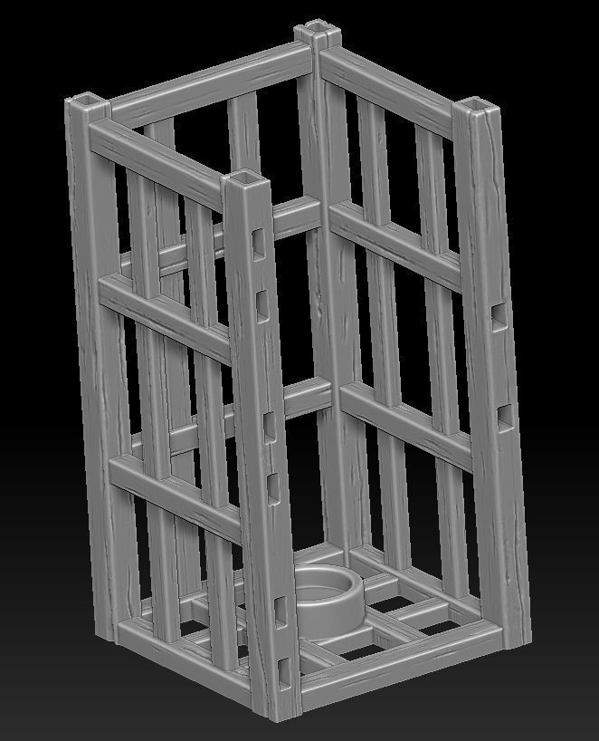 Wooden lamp 3d print 3D print model_7