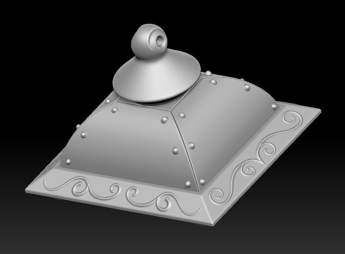 Wooden lamp 3d print 3D print model_23