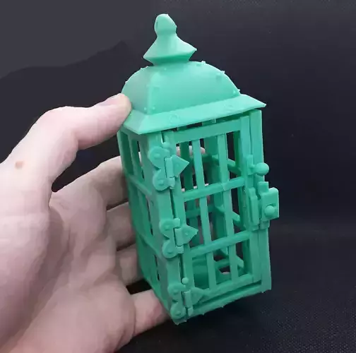 Wooden lamp 3d print