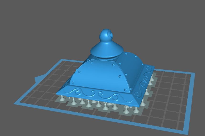 Wooden lamp 3d print 3D print model_3