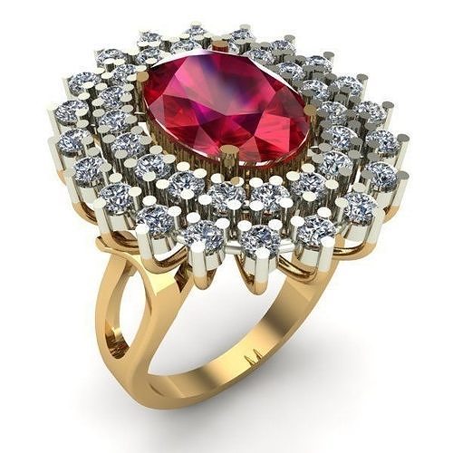 WOMAN RING 3D print model