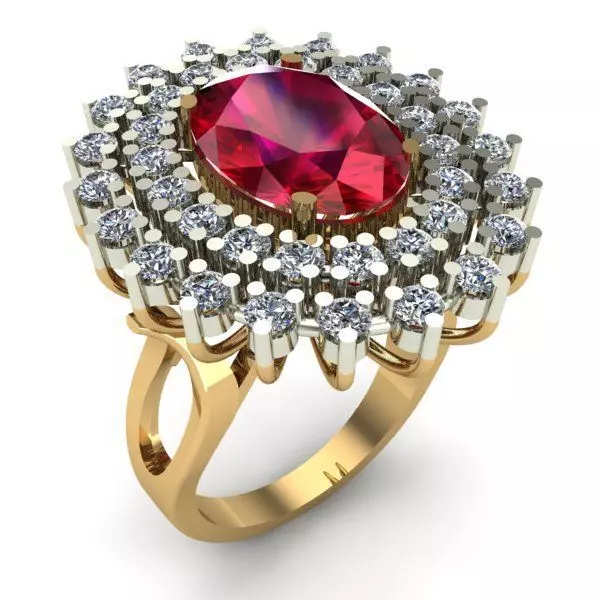 WOMAN RING 3D print model_0