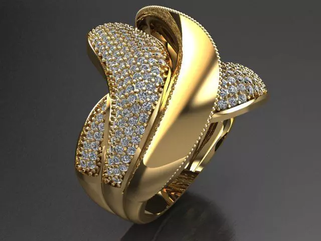 Fancy Ring 3D print model_0