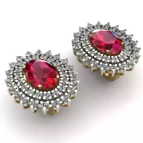 WOMEN EARRINGS 3D print model