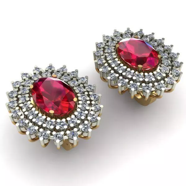 WOMEN EARRINGS 3D print model_0