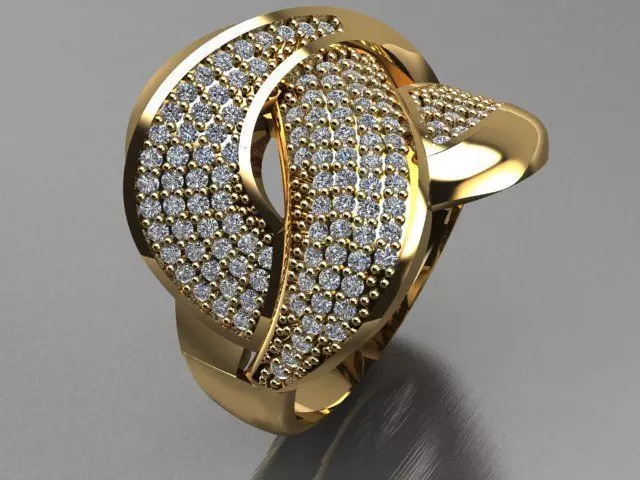 Fancy Ring 3D print model_0
