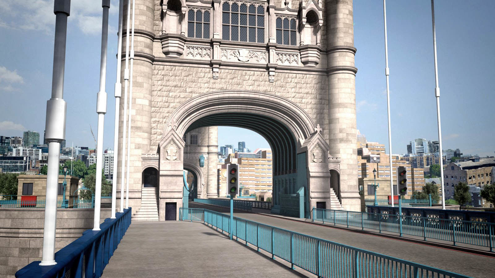 London Tower Bridge 3D model_6