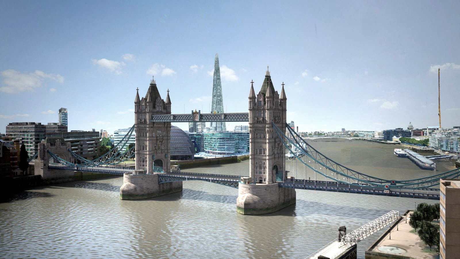 London Tower Bridge 3D model_11