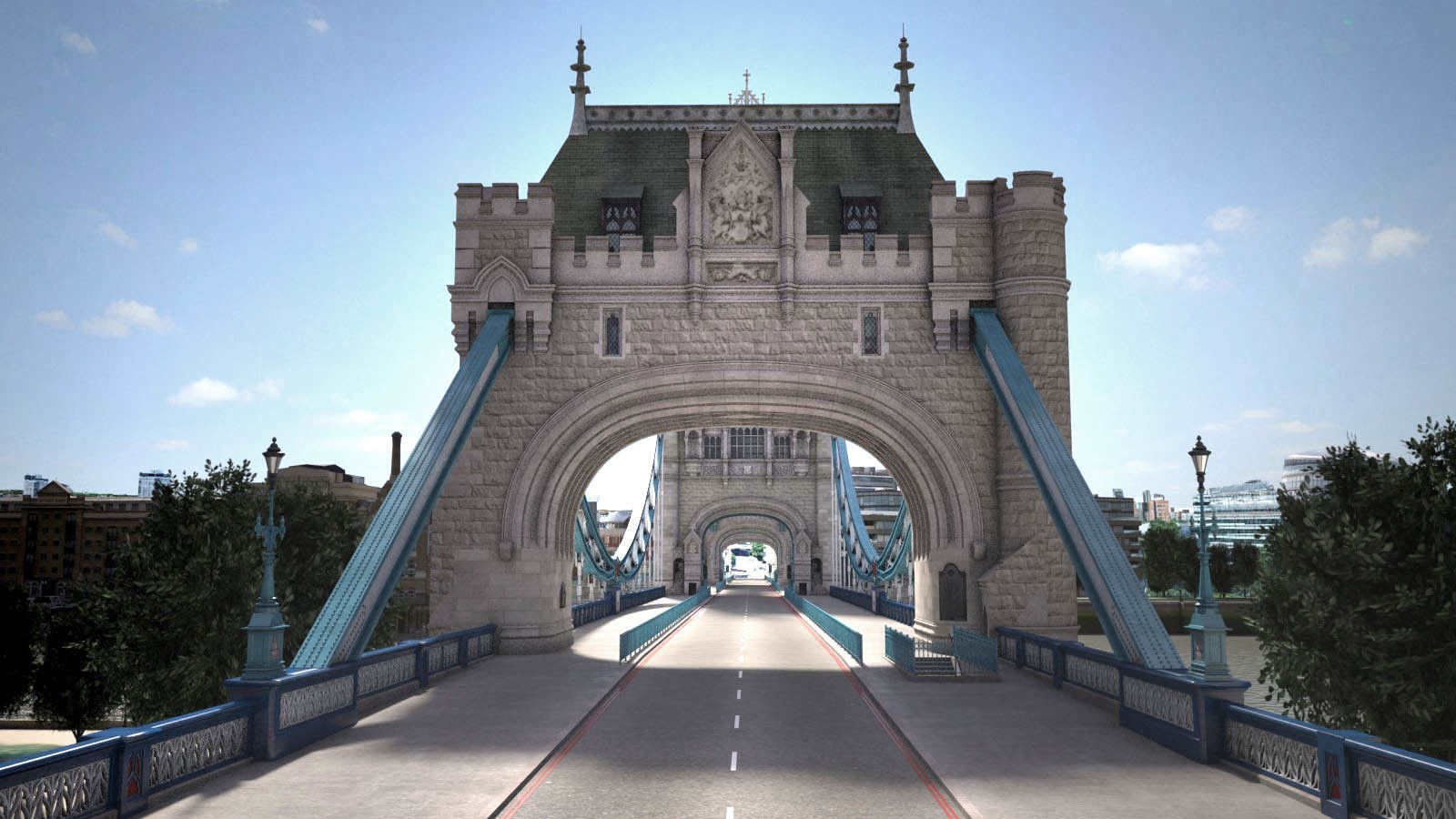 London Tower Bridge 3D model_10