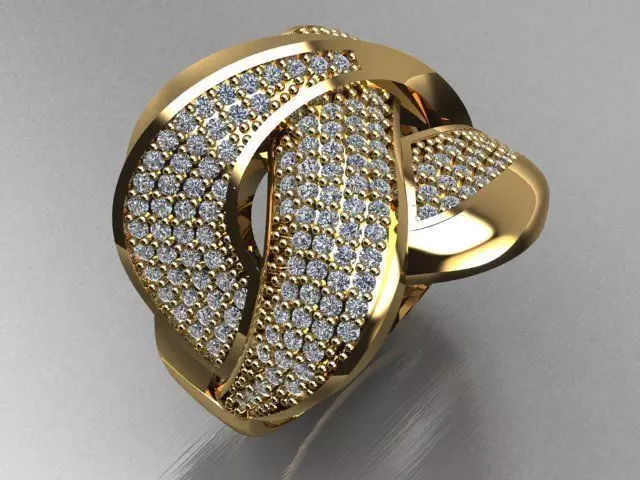 Fancy Ring 3D print model_0