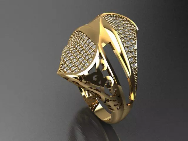 Fancy Ring 3D print model_0