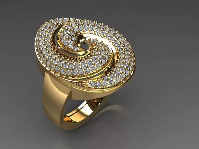 Fancy Ring 3D print model_0