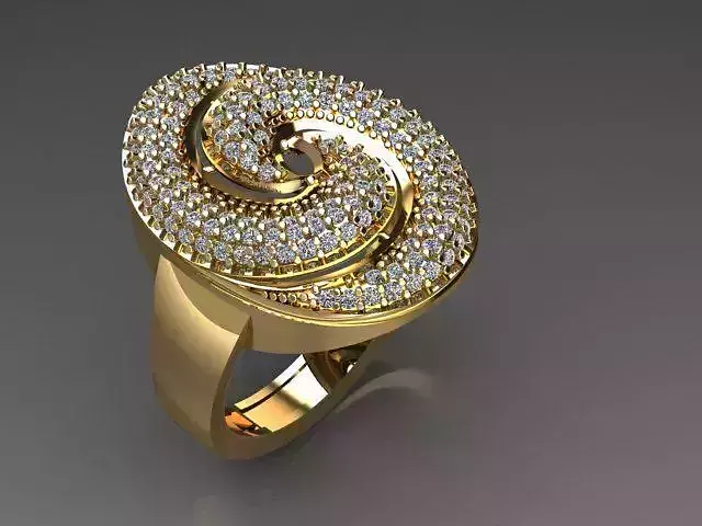 Fancy Ring 3D print model
