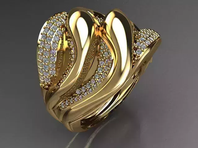 Fancy Ring 3D print model