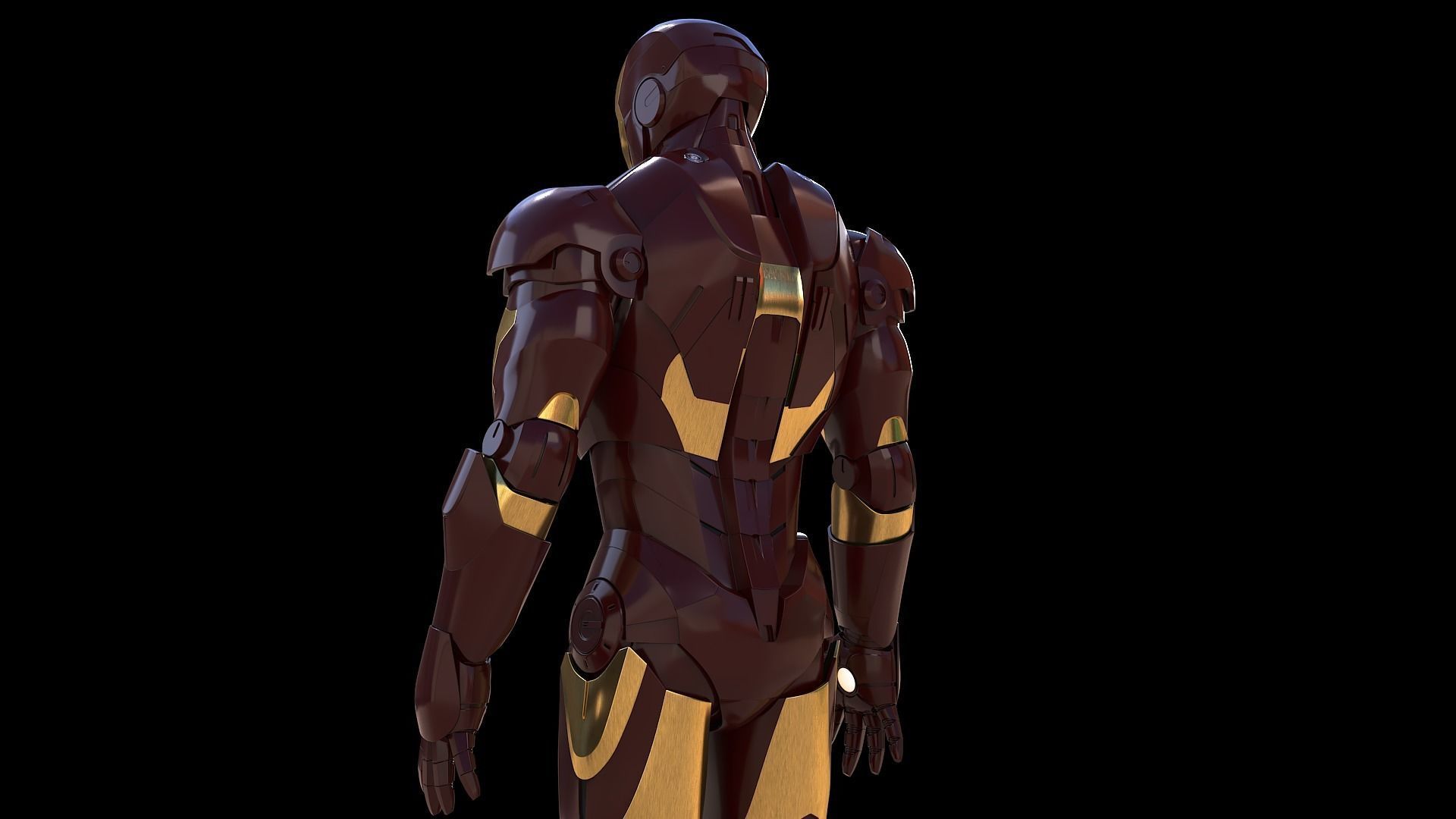 Iron Man Mark 3 3D model_1