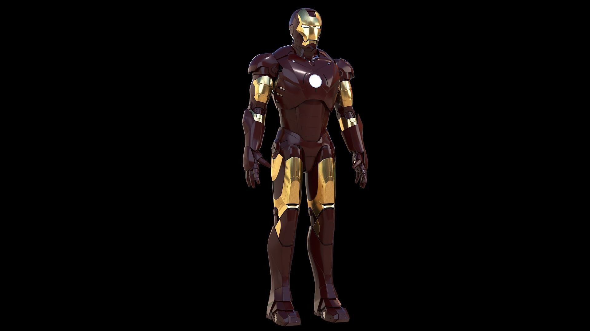 Iron Man Mark 3 3D model_2