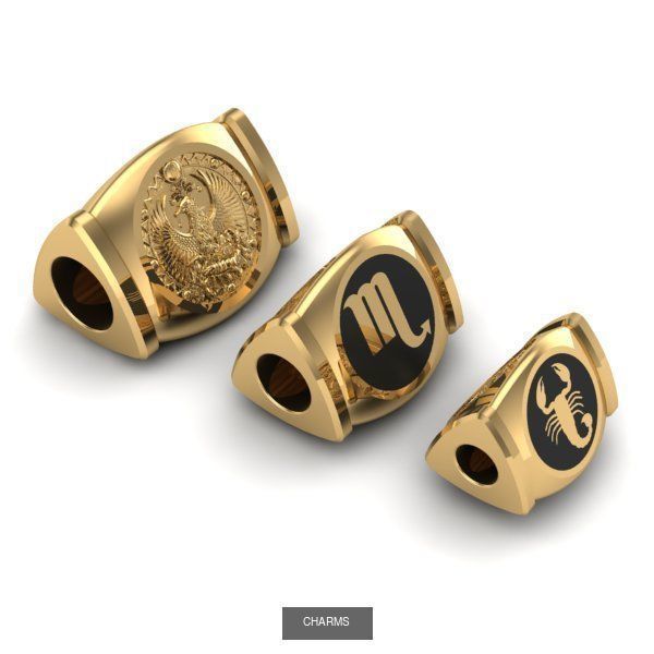 ZODIAC CHARMS 3D Model Collection_9