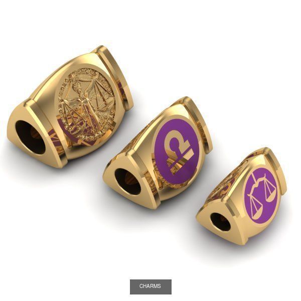 ZODIAC CHARMS 3D Model Collection_6