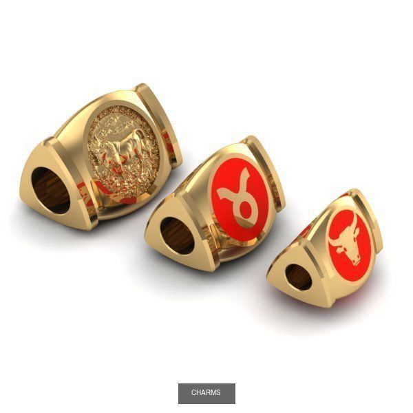 ZODIAC CHARMS 3D Model Collection_8