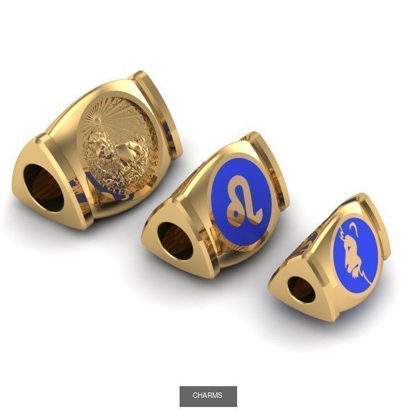 ZODIAC CHARMS 3D Model Collection_4