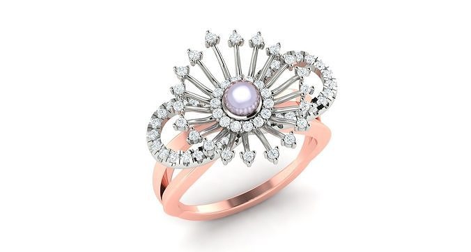 Women ring 3dm stl render detail 3D print model 3D print model