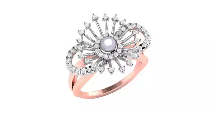 Women ring 3dm stl render detail 3D print model 3D print model